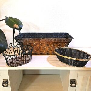 Bundle of Home Decor Baskets